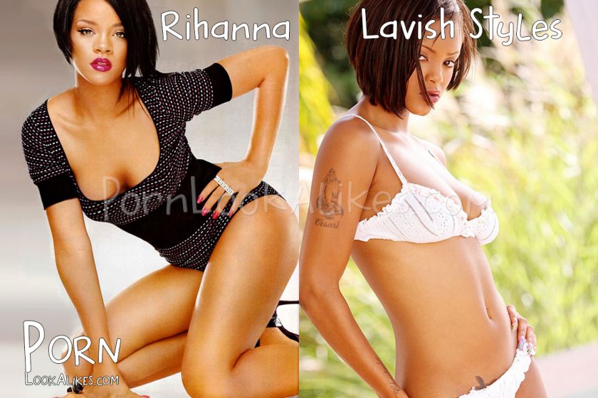 Rihanna porn star look alike