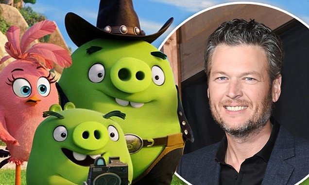Blake shelton to be the voice of porcine villain in angry birds 