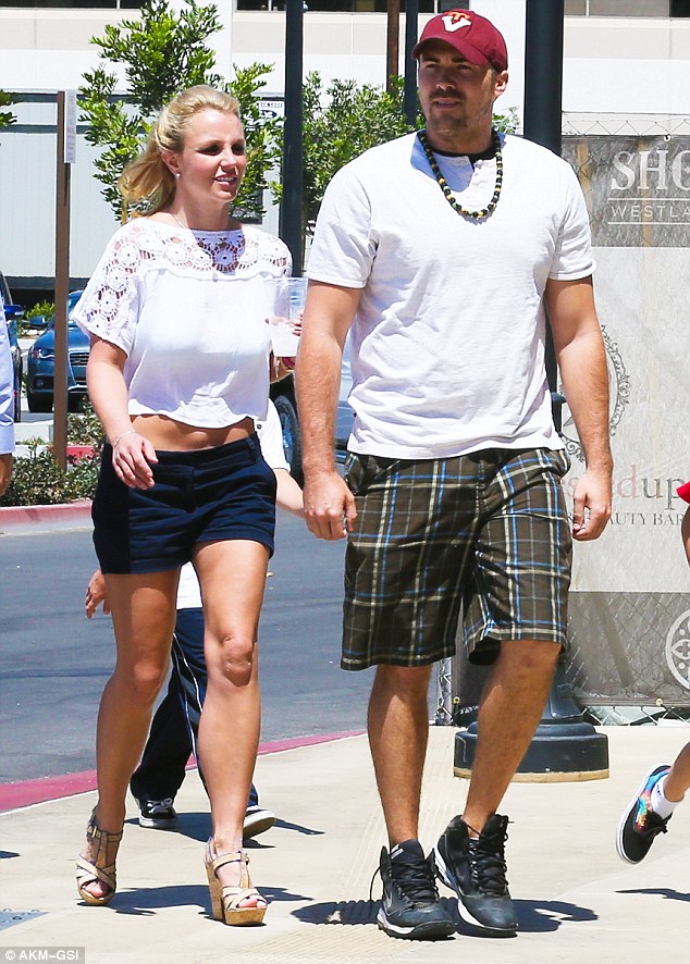 Britney spears on scooter after ex david lucado cheated with cali 