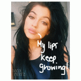 lip injections or nah kylie jenner continues to show off her 