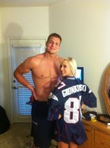 here  s pictures of the patriots  rob gronkowski hanging out in a 